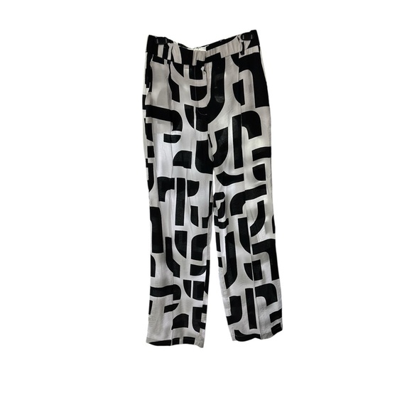 Christian Siriano Geometric Black and White Men's Pants NWOT - Picture 1 of 5